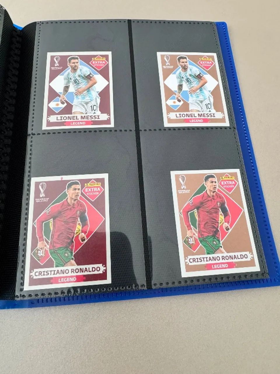 Coleção legends copa 2022 regular e bronze
