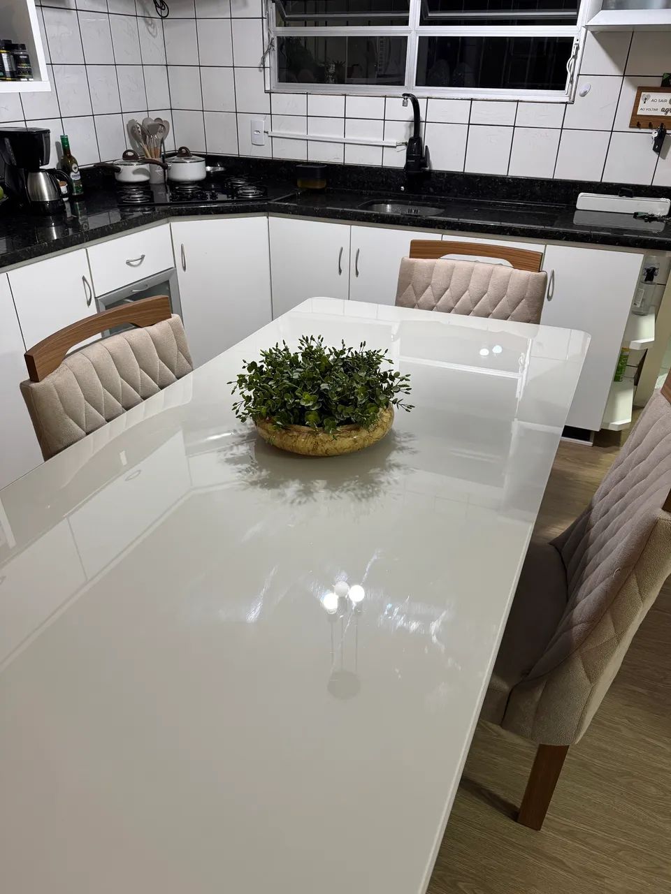 Mesa MDF com Vidro Temperado - Foto 2