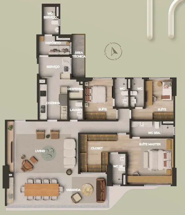 PLANTA 168m²