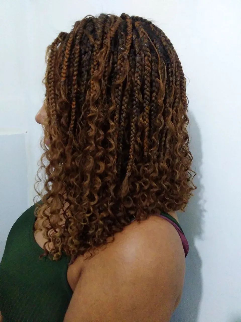 Gypsy braids box braids boho braids cabelo orgânico  - Foto 4