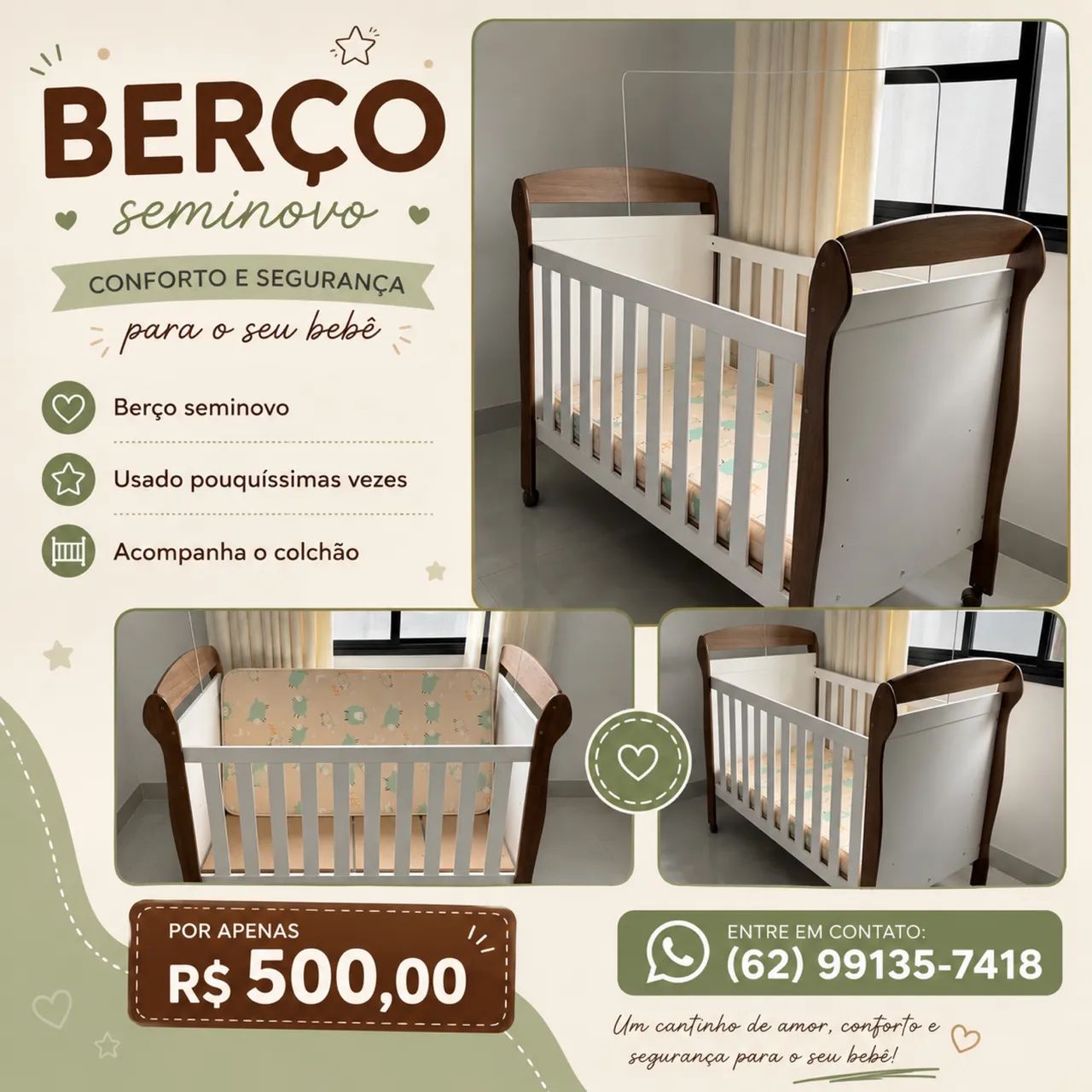 BERÇO USADO - Foto 3