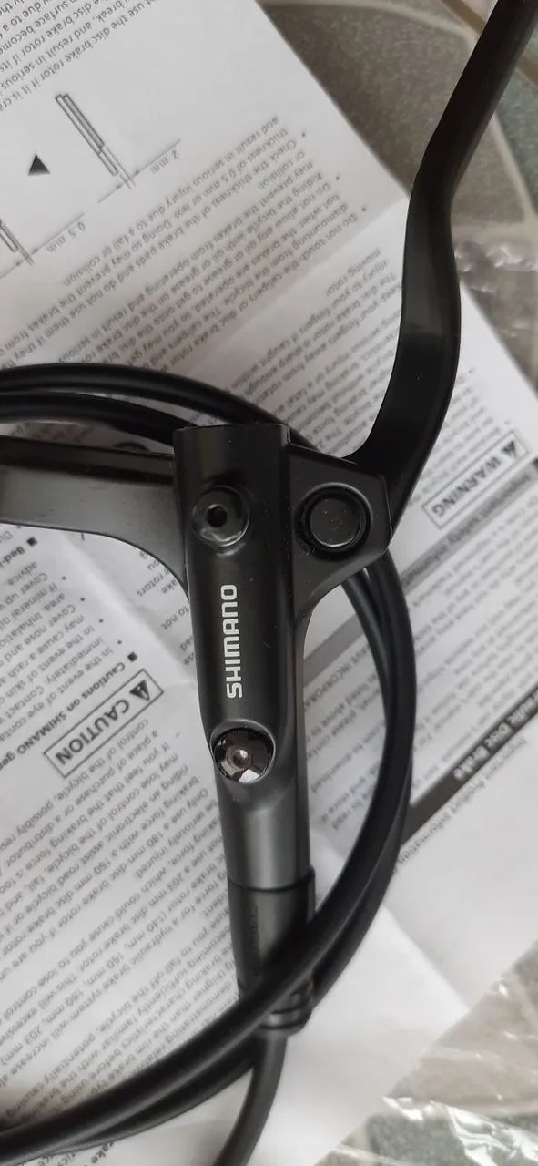 Freio hidraulico dianteiro MT200 Shimano - Foto 5