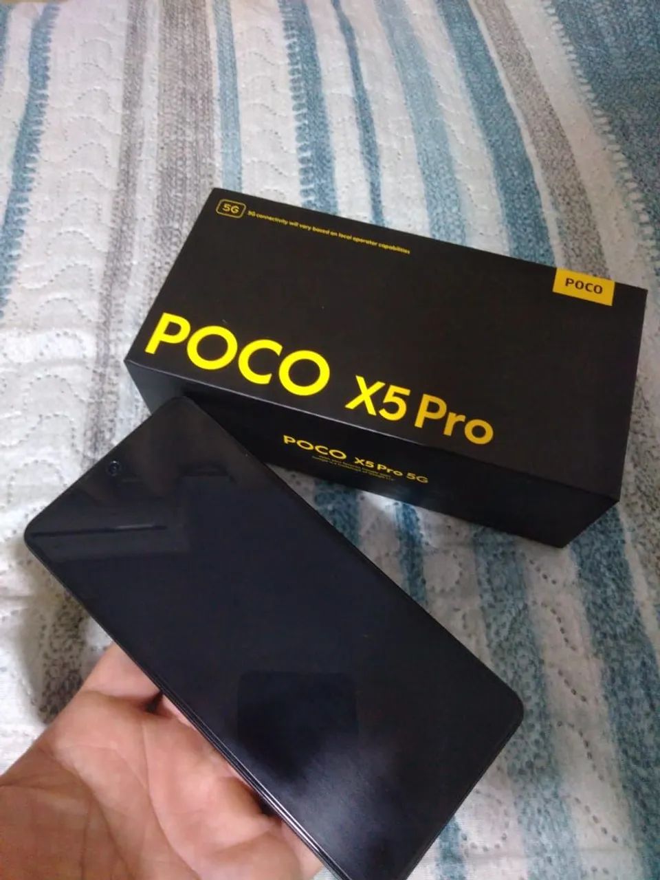 Xiaomi poco x5 pro 256 gb precisa trocar a entrada do chip  - Foto 4