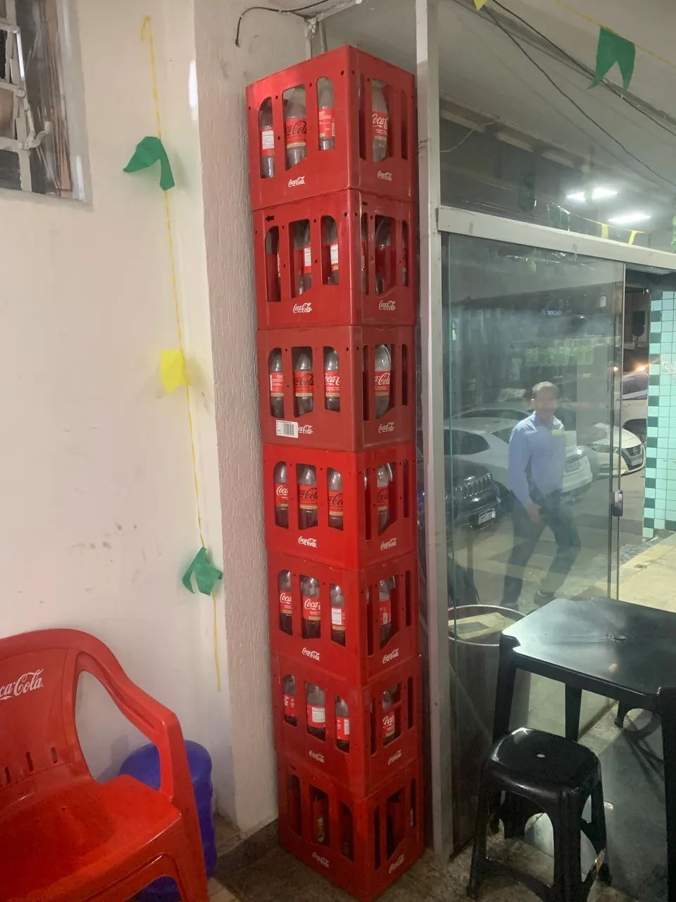 engradados coca cola