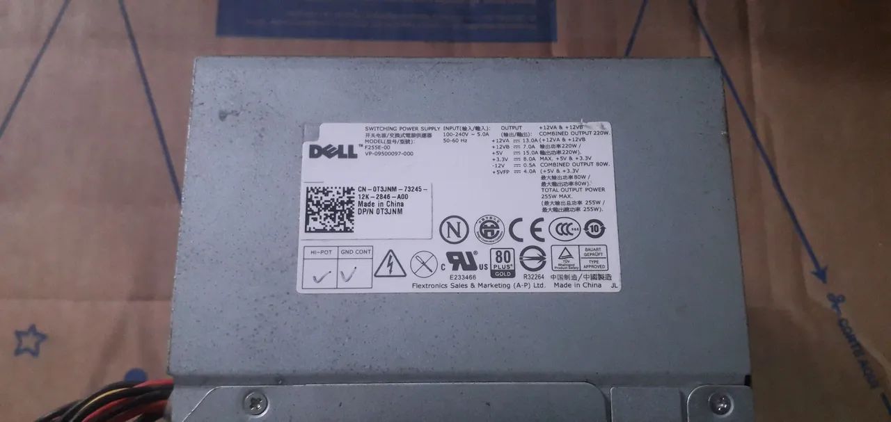 Fonte DELL Optiplex F255e  - Foto 2