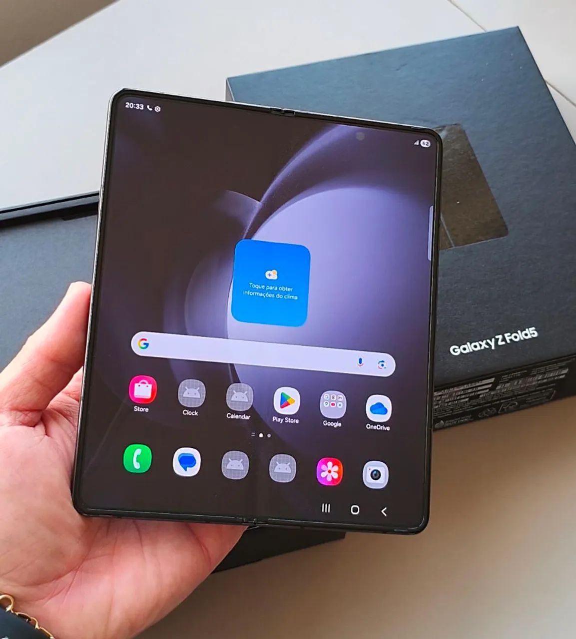 SAMSUNG GALAXY Z FOLD 5 1TB COMPLETO (VENDO OU TROCO) - Celulares