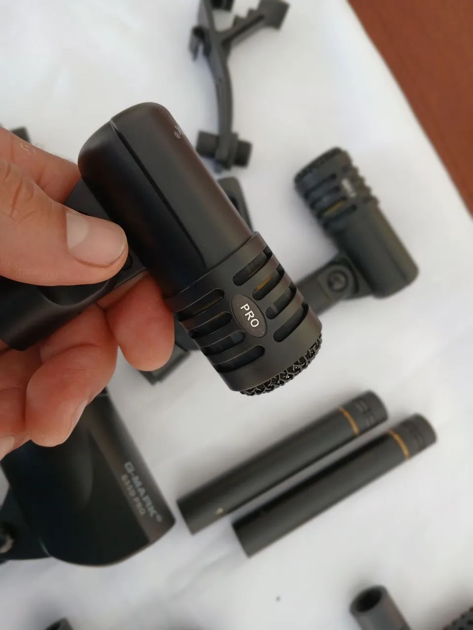 Microfones de bateria kit 7 peças e caser (poucas unidades) - Foto 4