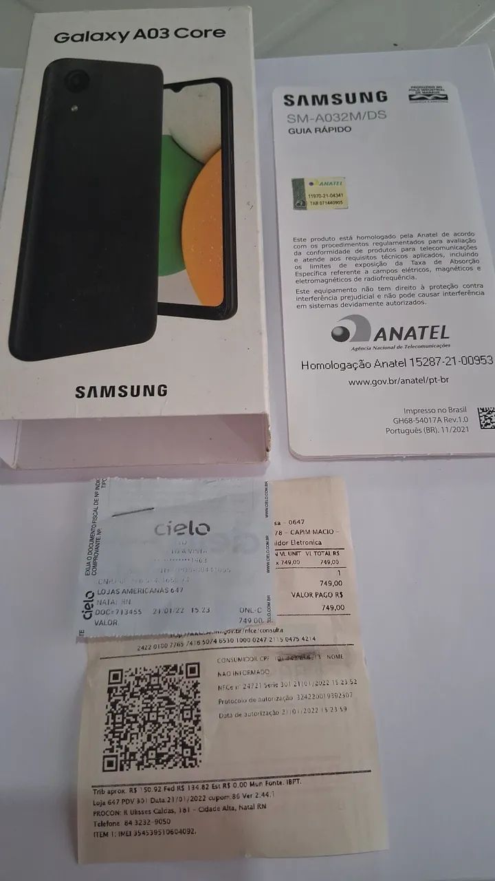 Sansung Galaxy A03 em excelente estado - Foto 5