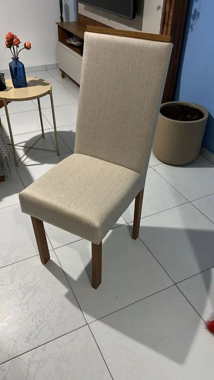 Cadeira par Mesa de Jantar Sala - Foto 2