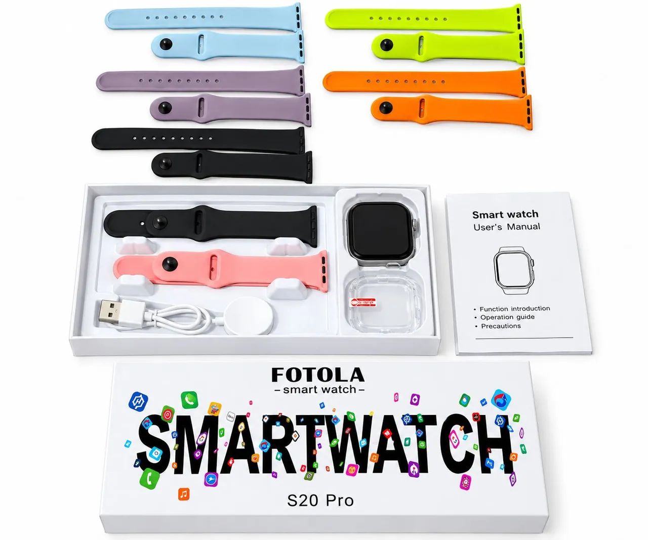 SMARTWATCH S20 PRO E S20 PRO MAX À VENDA!