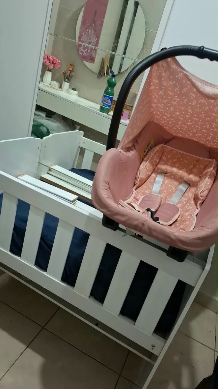 Vendo kit berço para recém nascido e beber conforto  - Foto 3