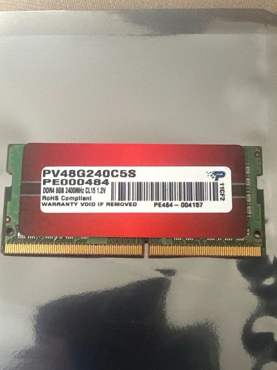 Memória note DDR4 8gb 2400