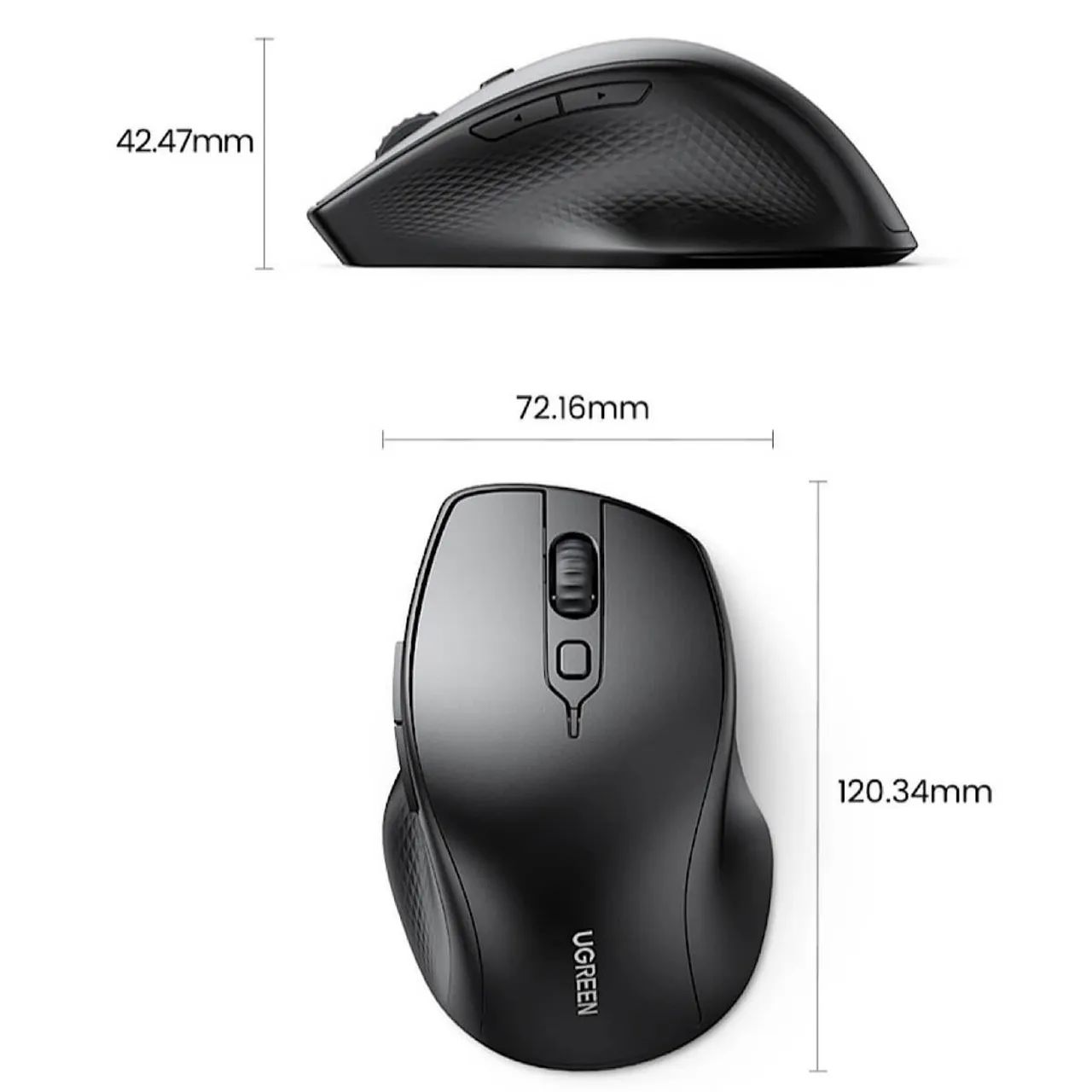 Mouse Ugreen Macbook Notebook Pc Sem Fio Bluetooth Wireless  - Foto 2