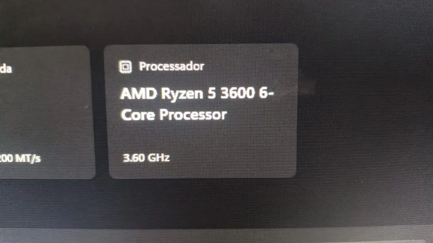 PROCESSADOR RYZEN 5 3.600 BOM PARA GAMES E TRABALHOS. ÓTIMO CUSTO BENEFICIO.