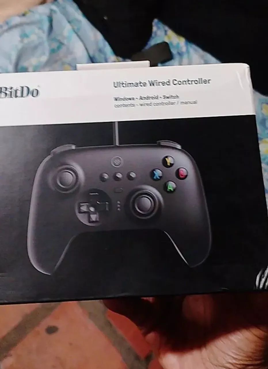 Controle 8BitDo Ultimate Wired para PC Nintendo Switch MiSTer FPGA Raspberry Pi - Foto 2