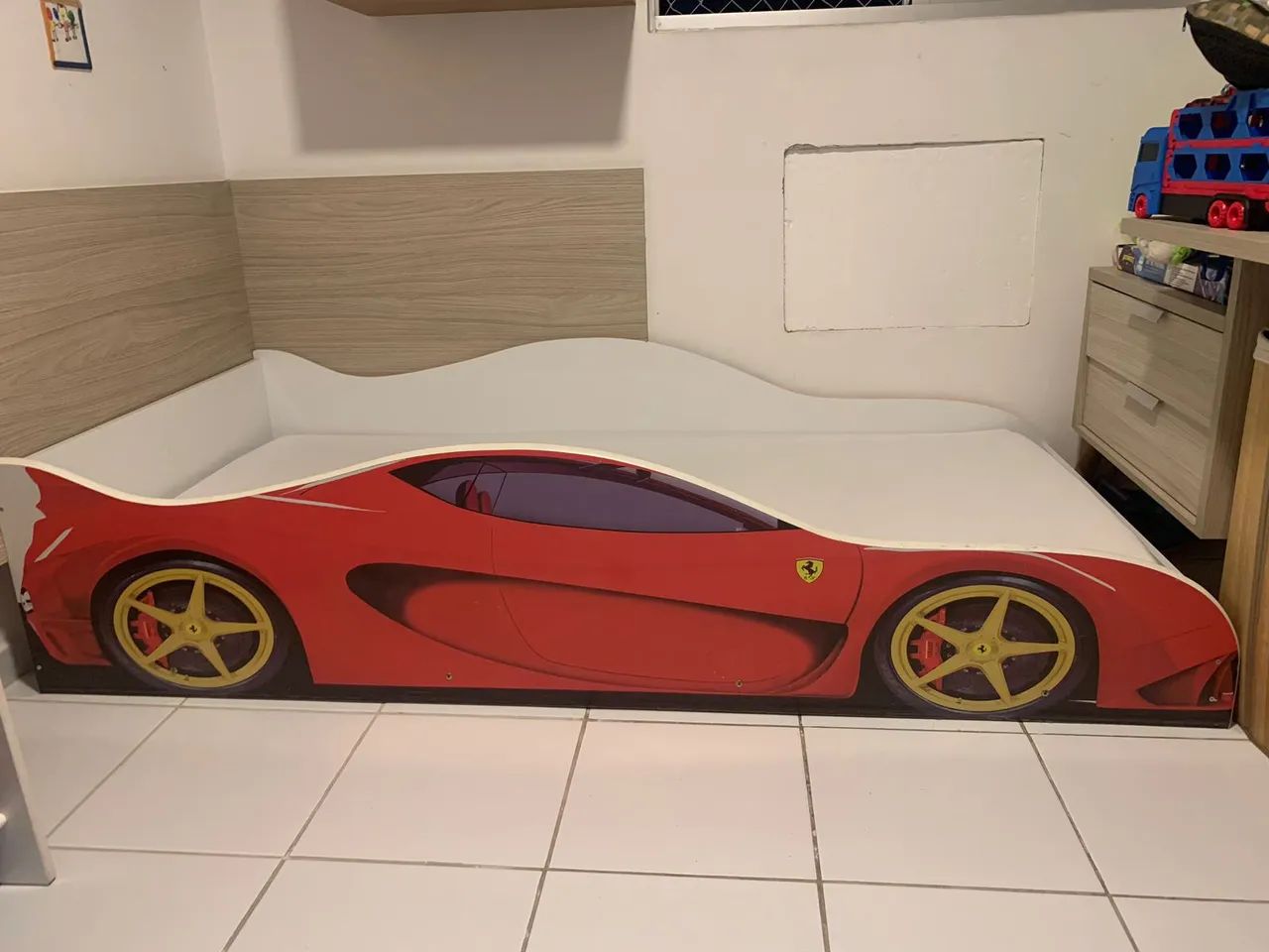 CAMA CARRO SOLTEIRO INFANTIL