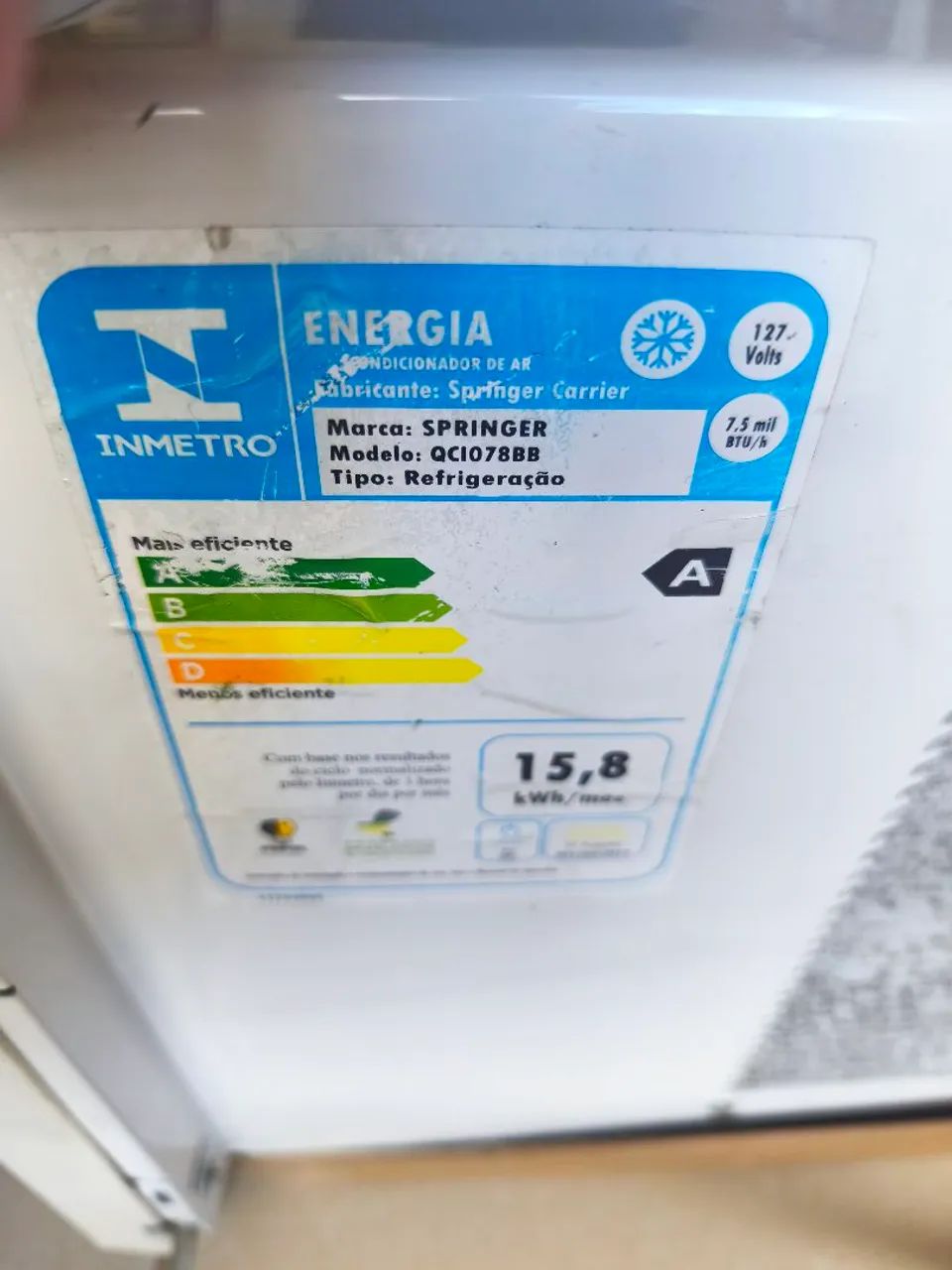 Ar condicionado Midea 7500BTU - Foto 4