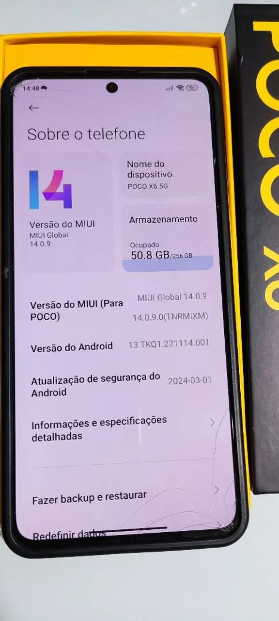 Poco x6 5G 256 MB 12 Ram  - Foto 3