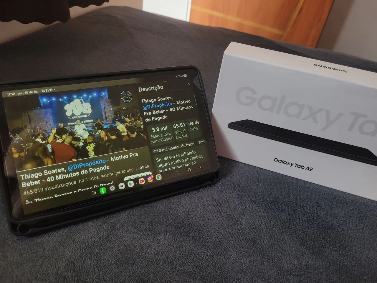 Tablet Samsung Tab A9 - 4G, 8.7 polegadas