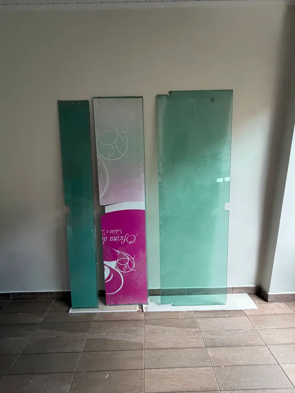 Porta de Blindex 