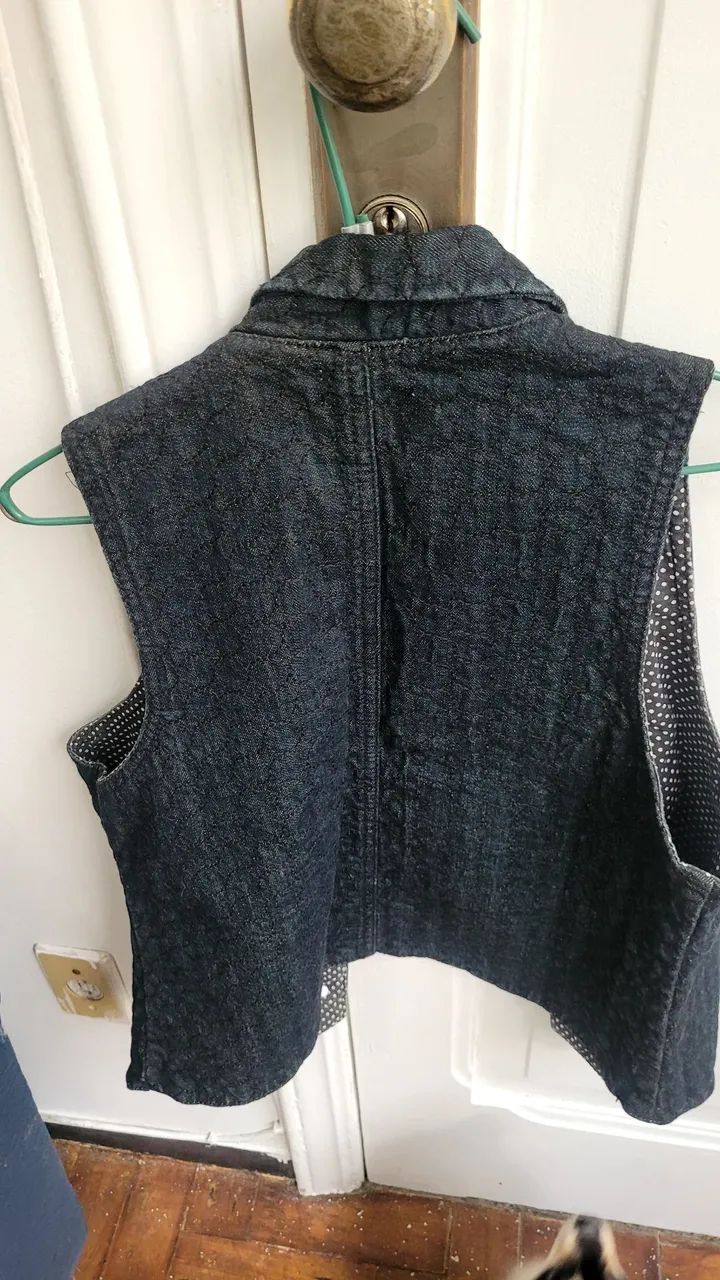 Colete jeans acolchoado Maria filo  - Foto 4