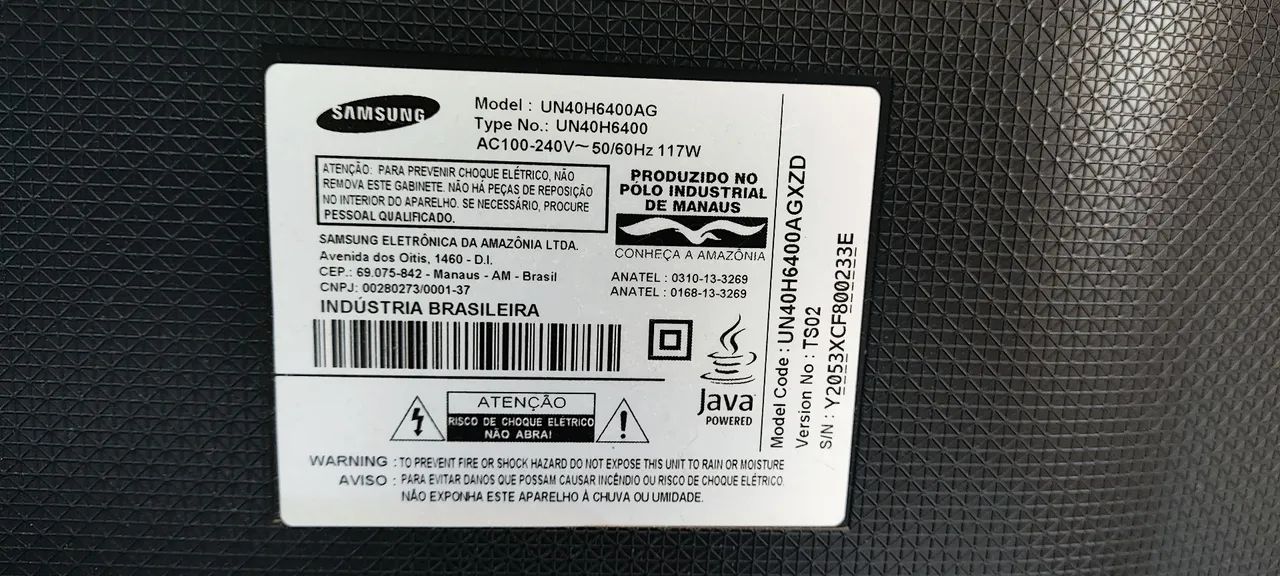 TV LED Samsung 40" c/ óculos 3D - Foto 3
