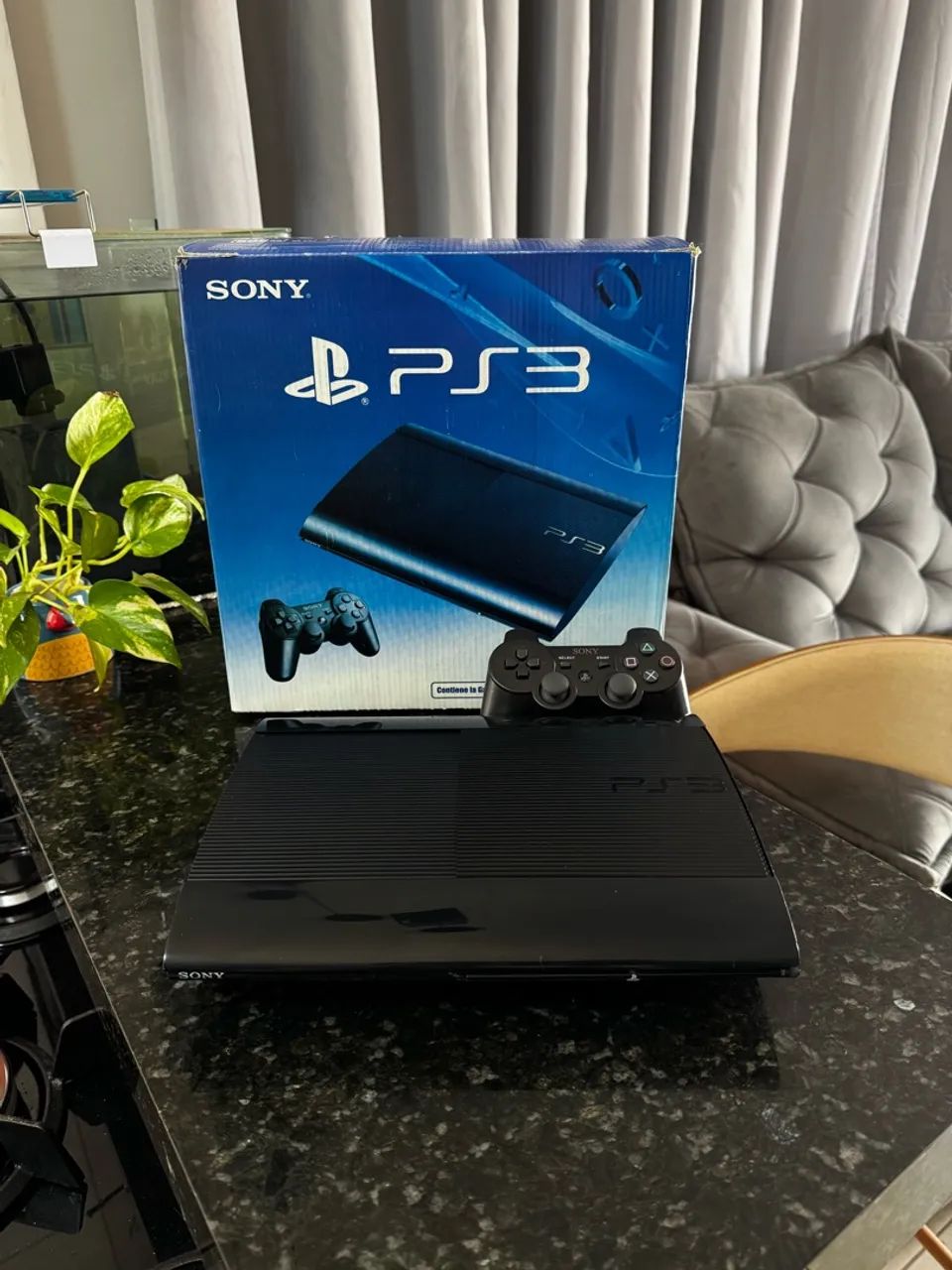 Ps3 Super Slim completo com caixa  - Foto 2