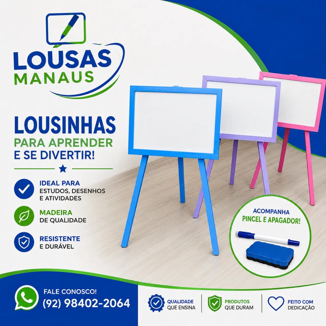 Lousa infantil 