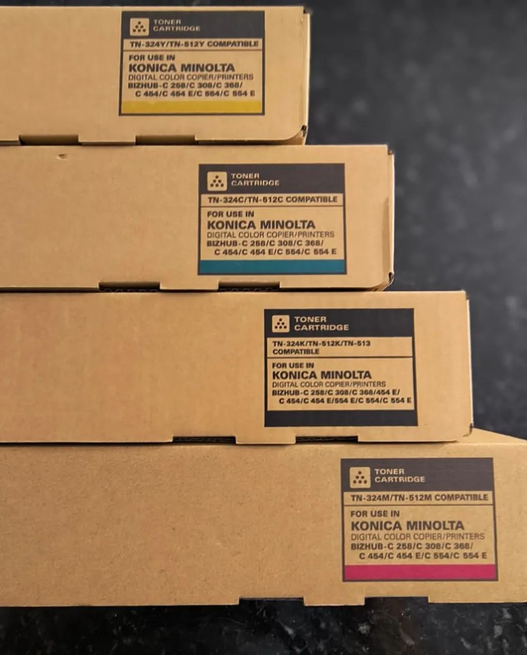 Kit de toners CMYK (paralelo) da marca Katun.  - Foto 3
