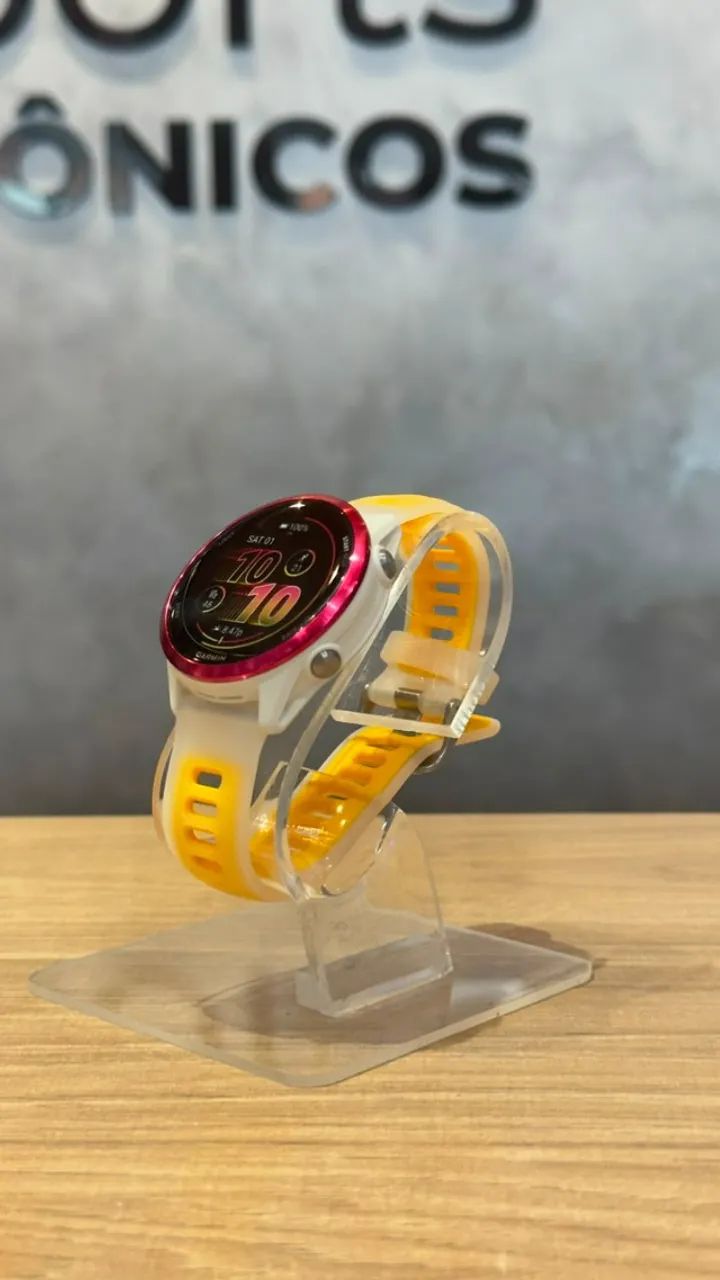 Garmin Forerunner 570 42mm Raspberry  - Lacrado! - Foto 2