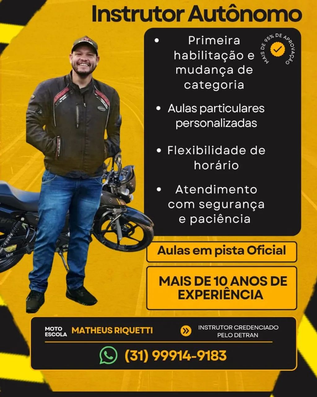 Instrutor de moto autônomo 