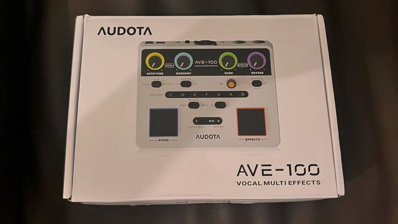 AVE 100 AUTO TUNE DELAY REVERB ZERADO NA CAIXA  - Foto 2