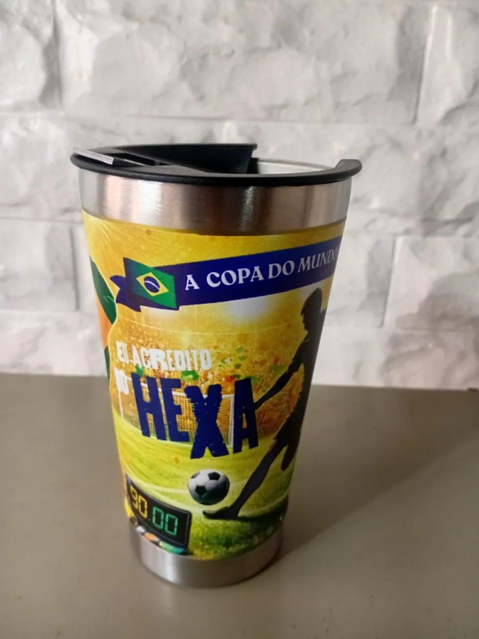 COPO TÉRMICO BRASIL 473ML
