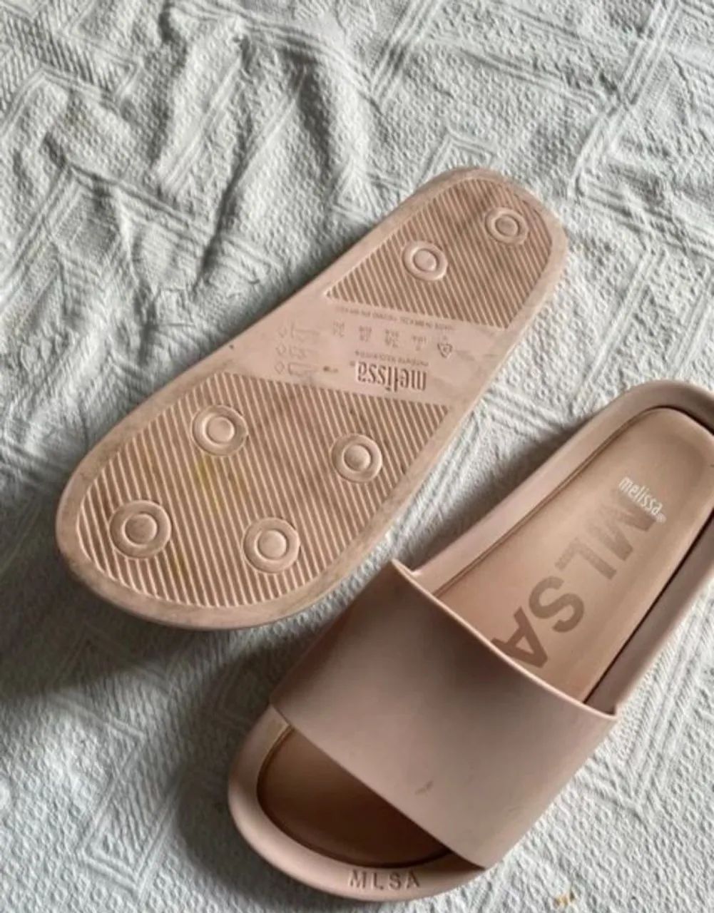 Chinelo melissa Beach slide rosa  - Foto 2