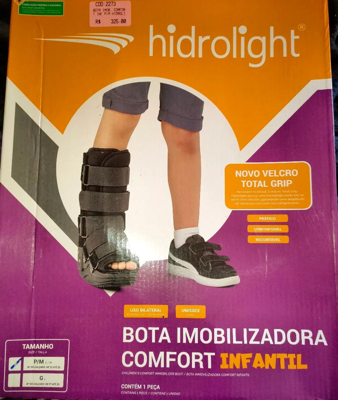 Bota imobilizadora 22 ao 26  - Foto 2