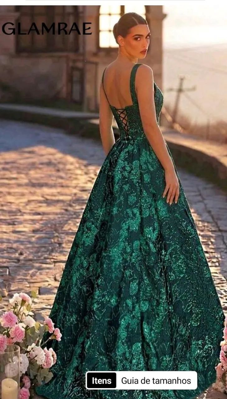 Vestido Verde Esmeralda luxo! - Foto 2