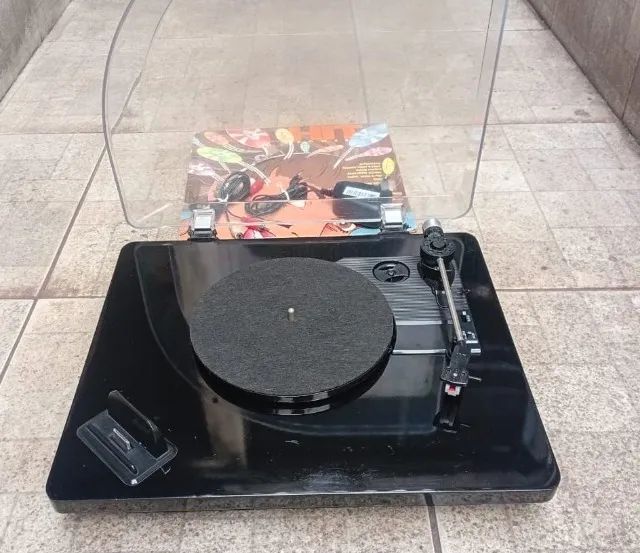 Toca Discos Ion Ilp Amplificado - Funcionando - Foto 2