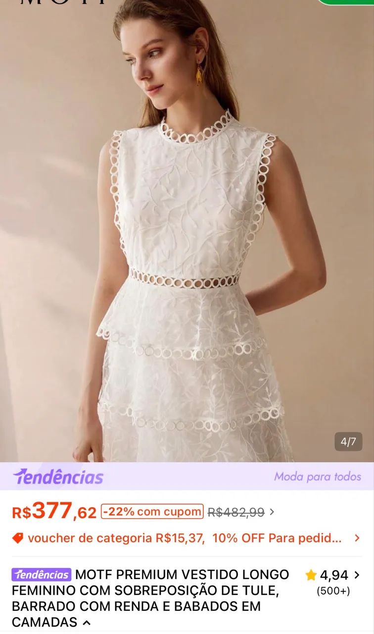 Vendo vestido longo 