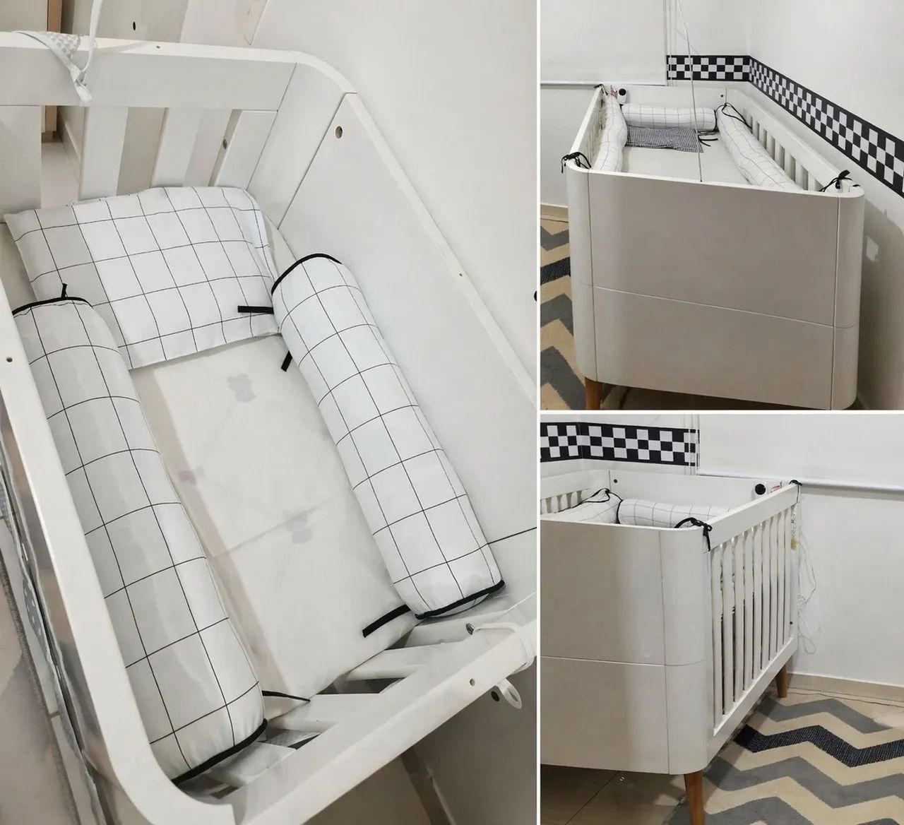 Berço 3x1: mini Berço, Berço padrão e caminha - Foto 4