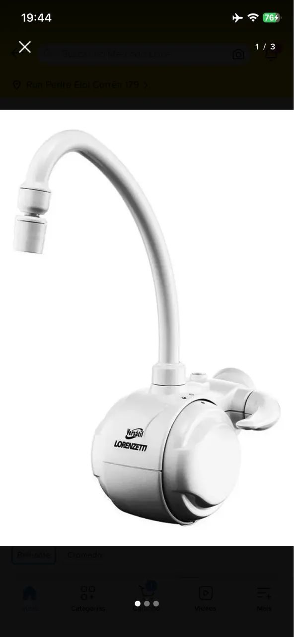Torneira Elétrica Versátil 5500w Lorenzetti