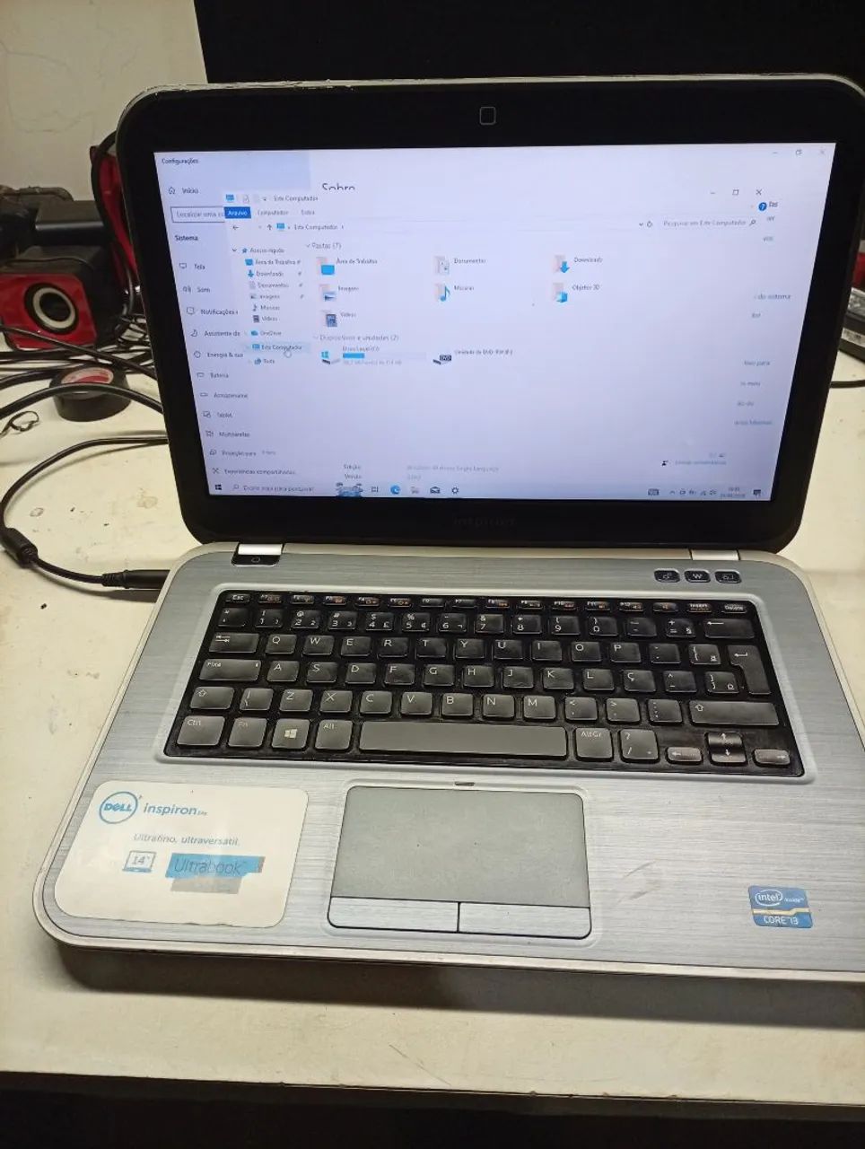 Dell Inspiron 14z 5423 i3. 3geracao,4 ram,SSD 120,tela 14,HDMI