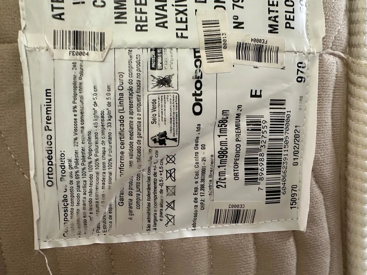 Colchão Ortobom Ortopédico Premium Queen - Foto 2