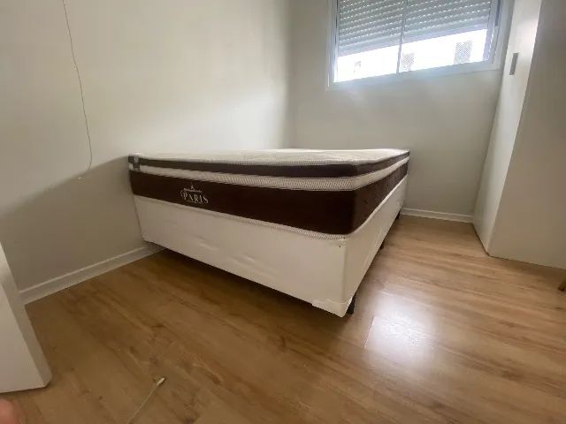 Cama viúva + Colchão seminovo - Foto 4