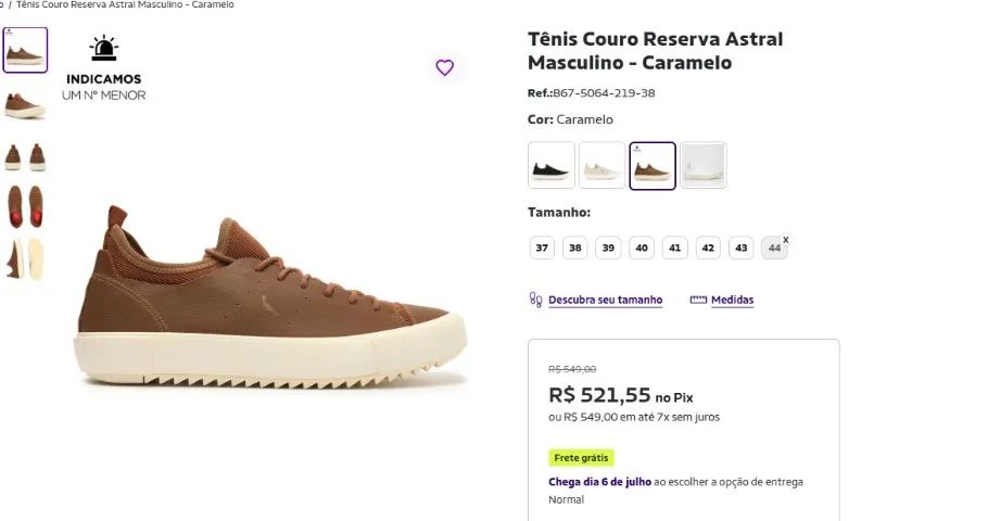 Tênis Reserva Couro - Original  - Foto 5