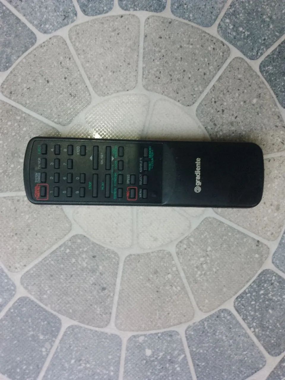 Controle Remoto para Videocassetes Gradiente 
