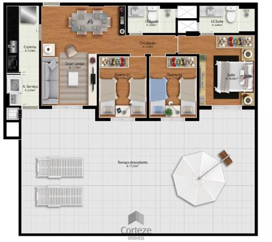 Apartamento com Garden no Bairro Mercês - Foto 7