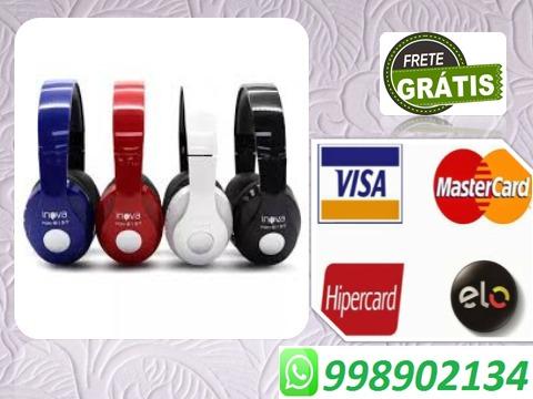Fone de Ouvido Inova Headphone Bluetooth Entrega Grátis)