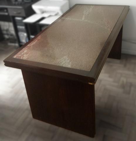 Mesa de Escritório em Madeira e Granito