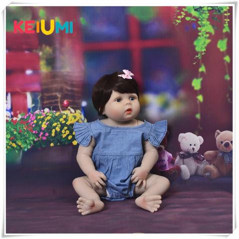 Bebê Reborn Boneca Realista Corpo De Silicone 57 Cm Menina Frete Grátis - Foto 6