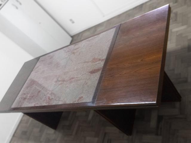 Mesa de Reunião em Madeira e Granito - Foto 2